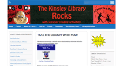 Desktop Screenshot of kinsleylibrary.info